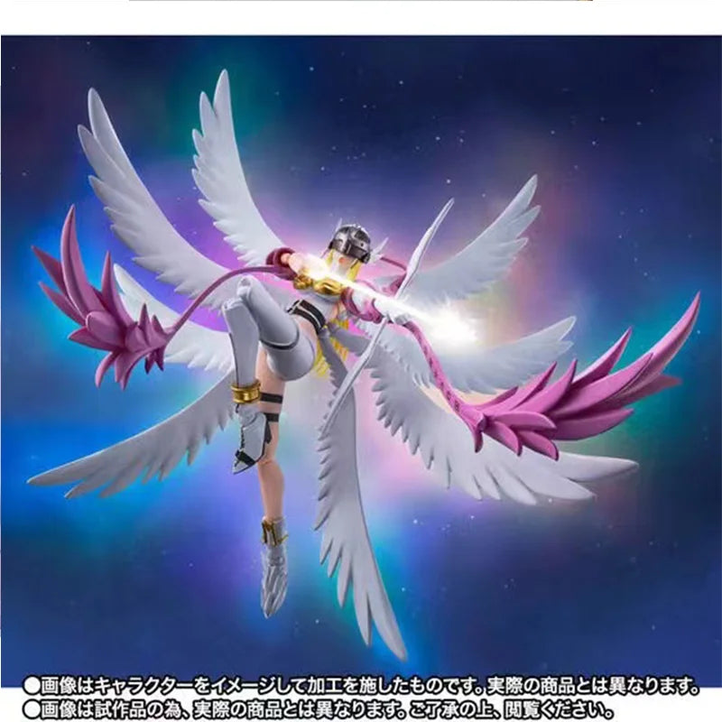 100% Original Bandai Shf Limited Edition Digimon Adventure Angewomon Kit  In Stock Anime Action Collection Figures Model Toys