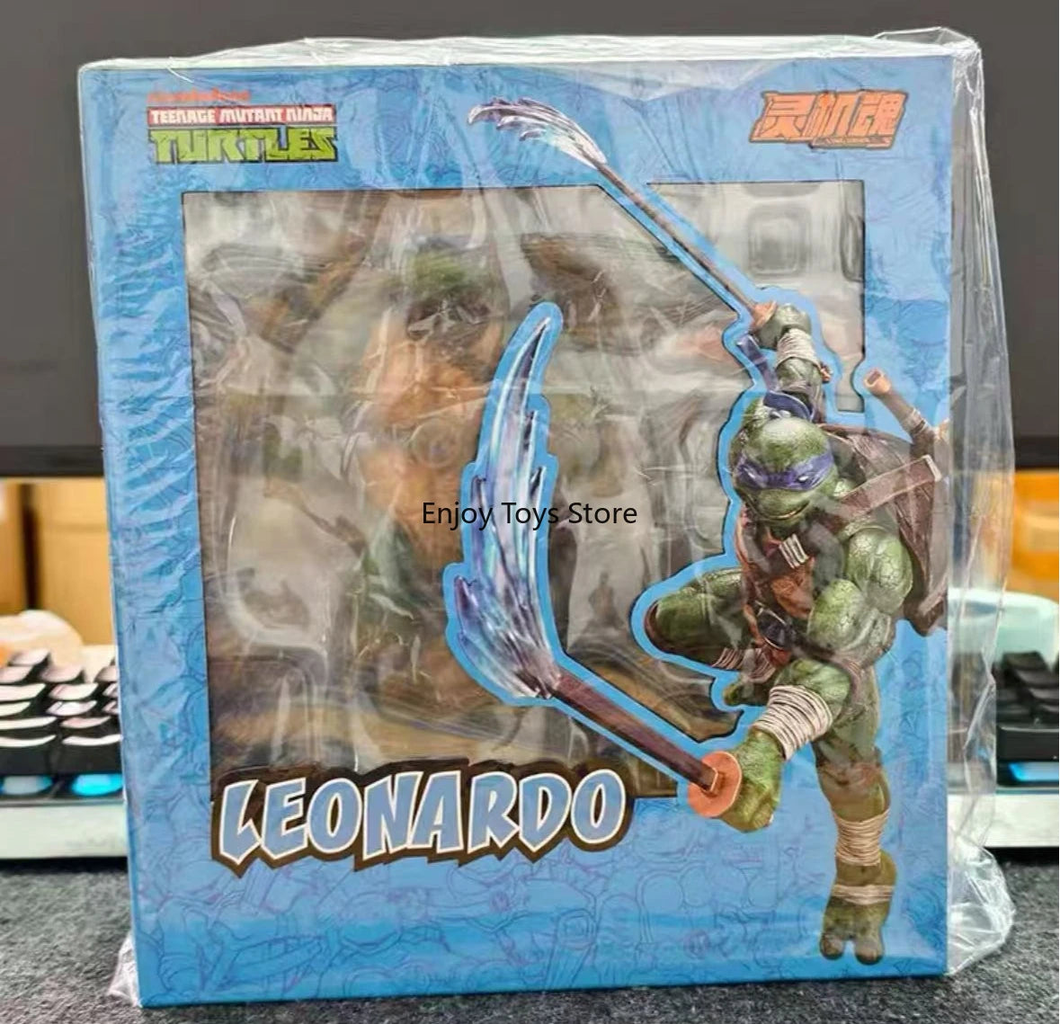 Spot Goods  Authentic Lingjihun Leonardo/Raphael/Michelangelo/Donatello Articulated Action Figures