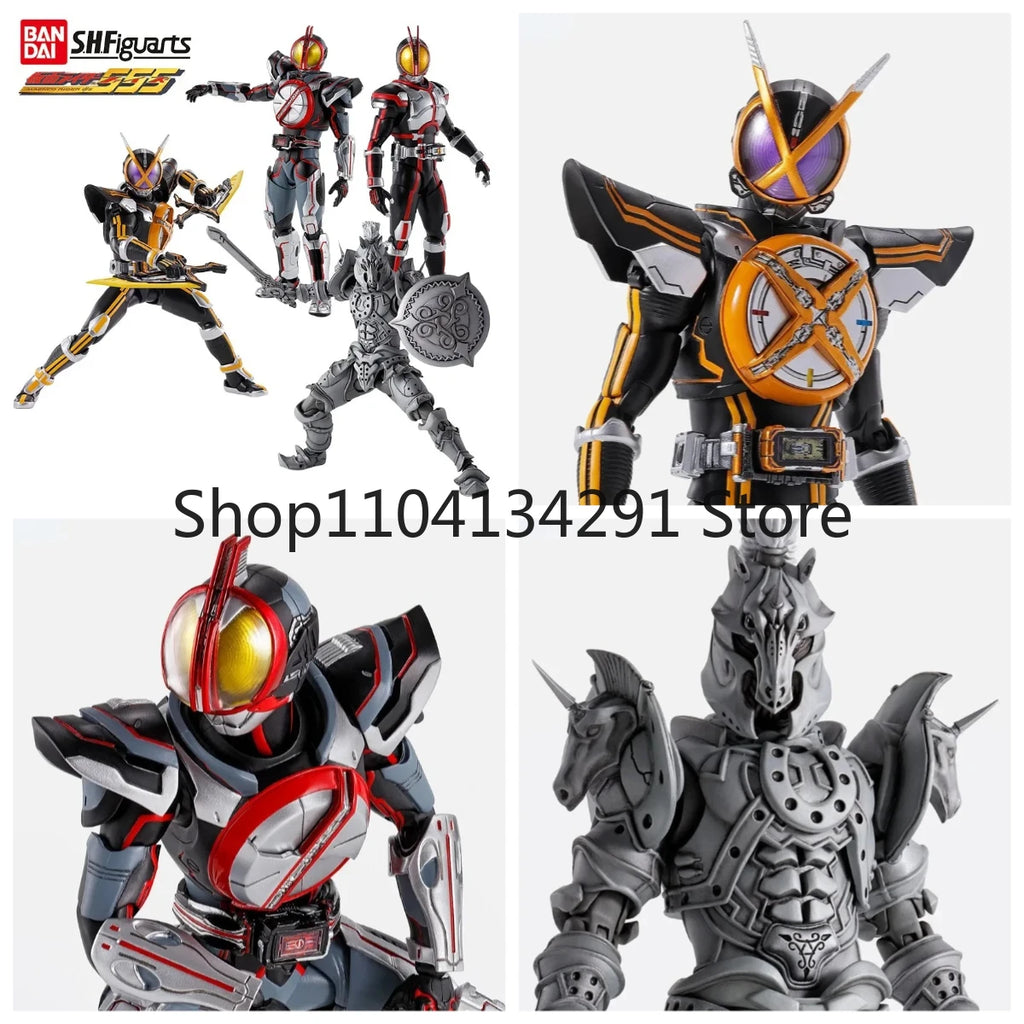 Original Bandai S.H.Figuarts Kamen Rider Faiz Next Kaixa Orphnock Action Figure Toy Collectible Model Birthday Gift