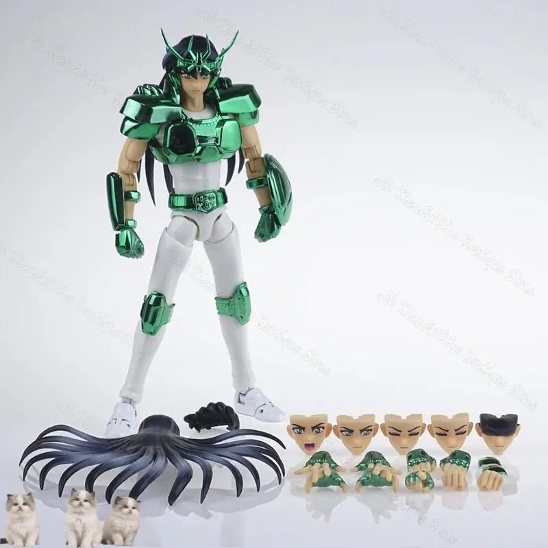 MMD-Modell Saint Seiya Myth Cloth Pegasus Seiya Dragon Shiryu Cygnus Hyoga Andromeda Shun Phoenix Ikki Actionfigur