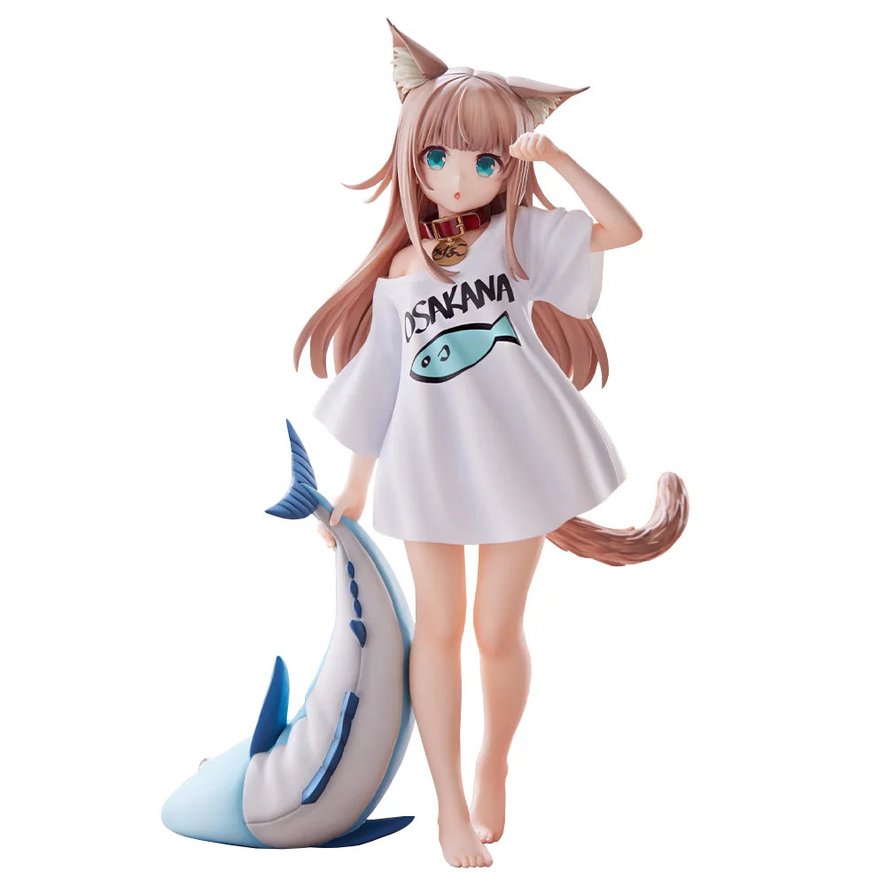 Anime-Figur, meine Kinako-Figur, stehende Haltung, verkleide eine Katze, Actionfigur, Katzenspielzeug, Modellsammlung, Schreibtisch-Ornament, Geschenk