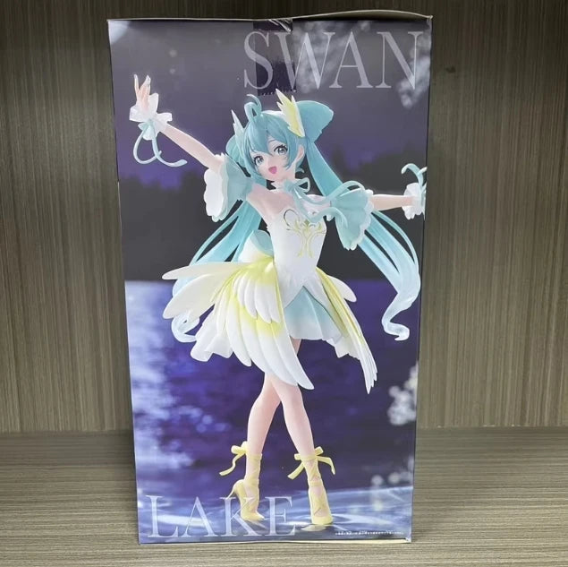 Hatsune Miku swan lake Toy Genuine Figure Model Anime Boxed  Banpresto BANDAI