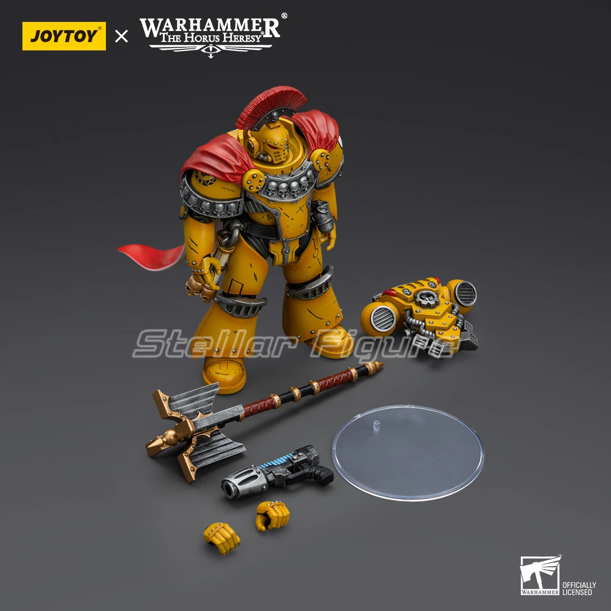 [SF] JOYTOYS 1/18 Action Figure Warhammer 40K Imperial Fists Legion Chaplain Consul  Prime Model Toy Gift
