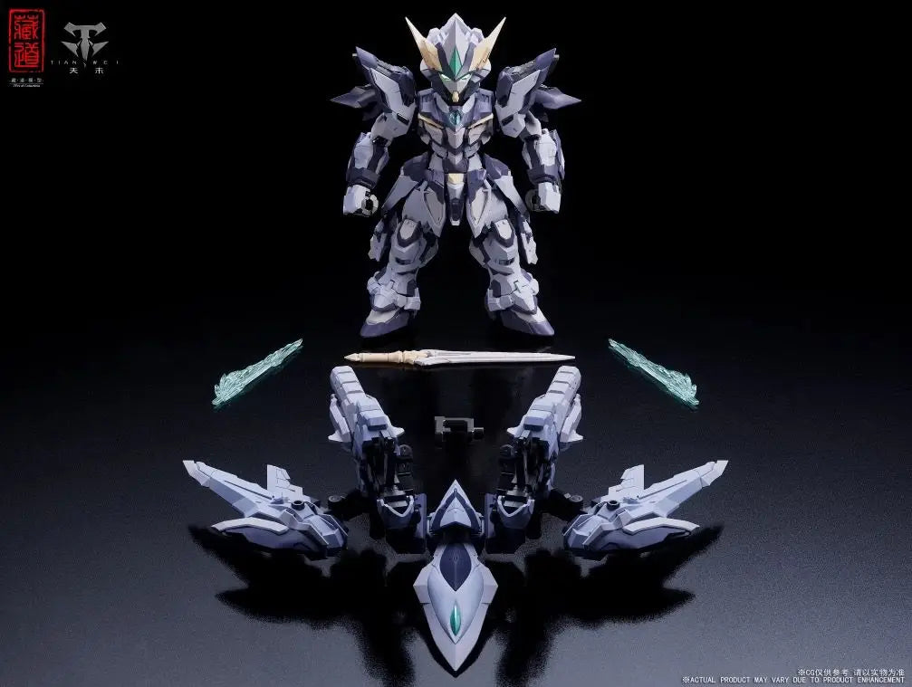 In Stock Zangdao Mode Sd Tianfa Cdm-Tg-02 Mg Finished Model Collection Action Figures Robot Model Anime Action Figure Toys Gifts