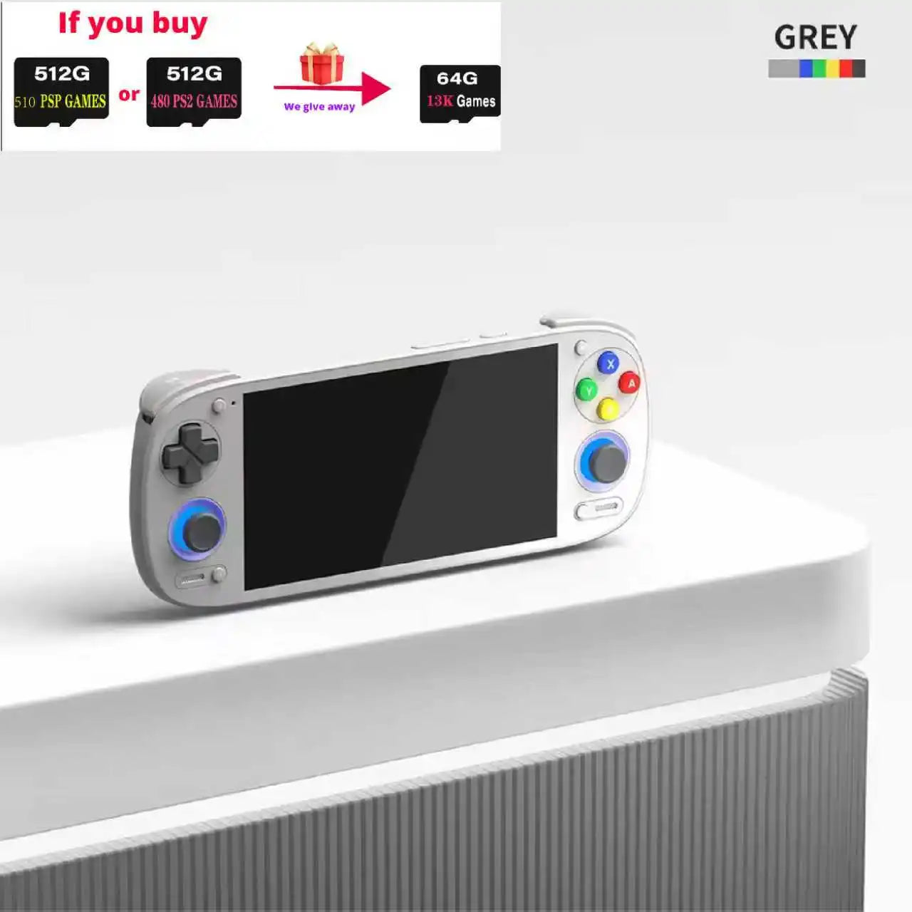Retroid Pocket 5 RP5 Retro Handheld Game Console Video Game Consoles 8G+128G PSP PS2 5.5 Inch OLED Touch Screen SD865 Android13