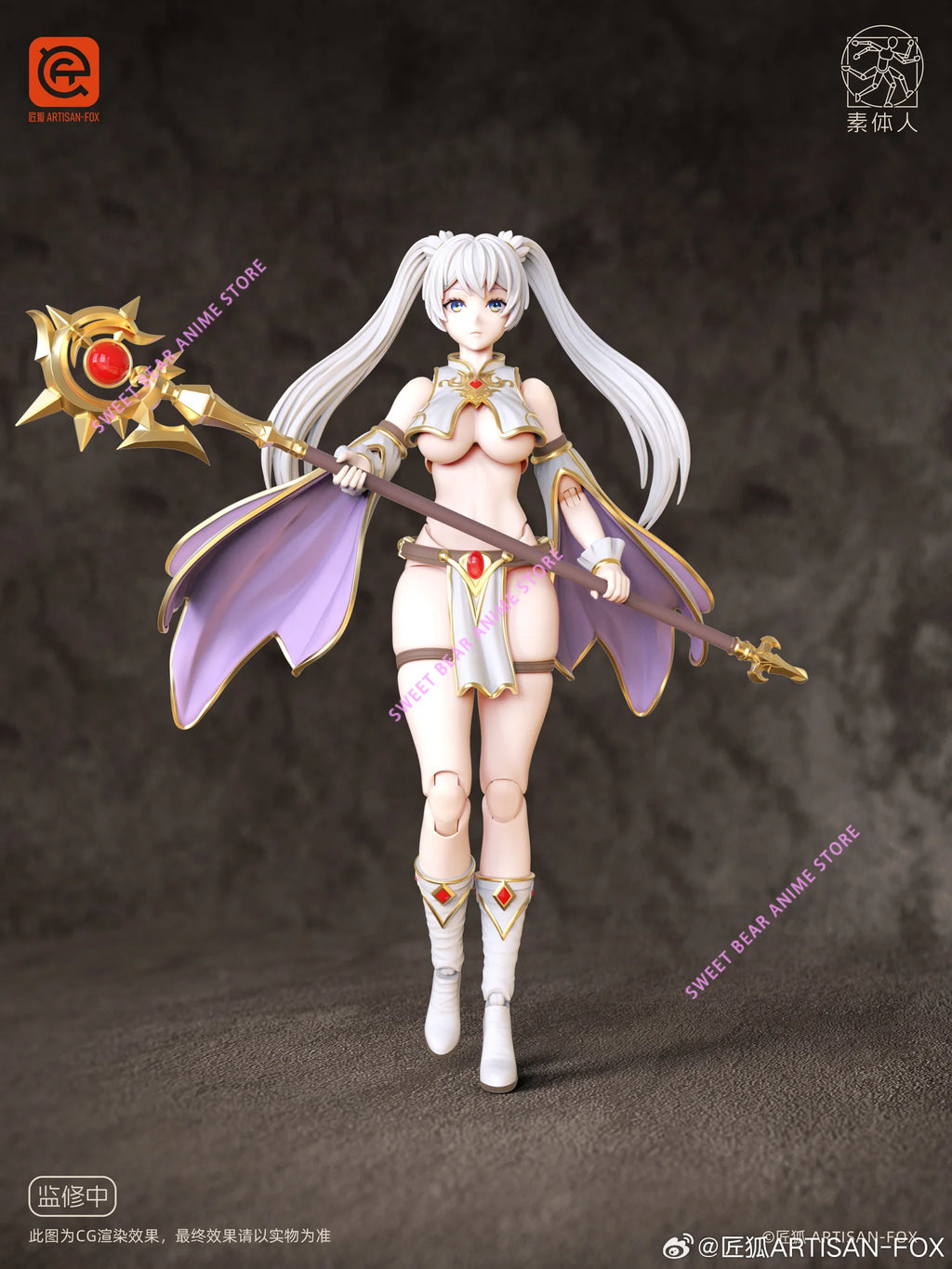In Stock ARTISAN-FOX Char's War Chronicle Sorceress LILY Action Figure Anime Model Trendy Toys Desktop Doll Collectibles