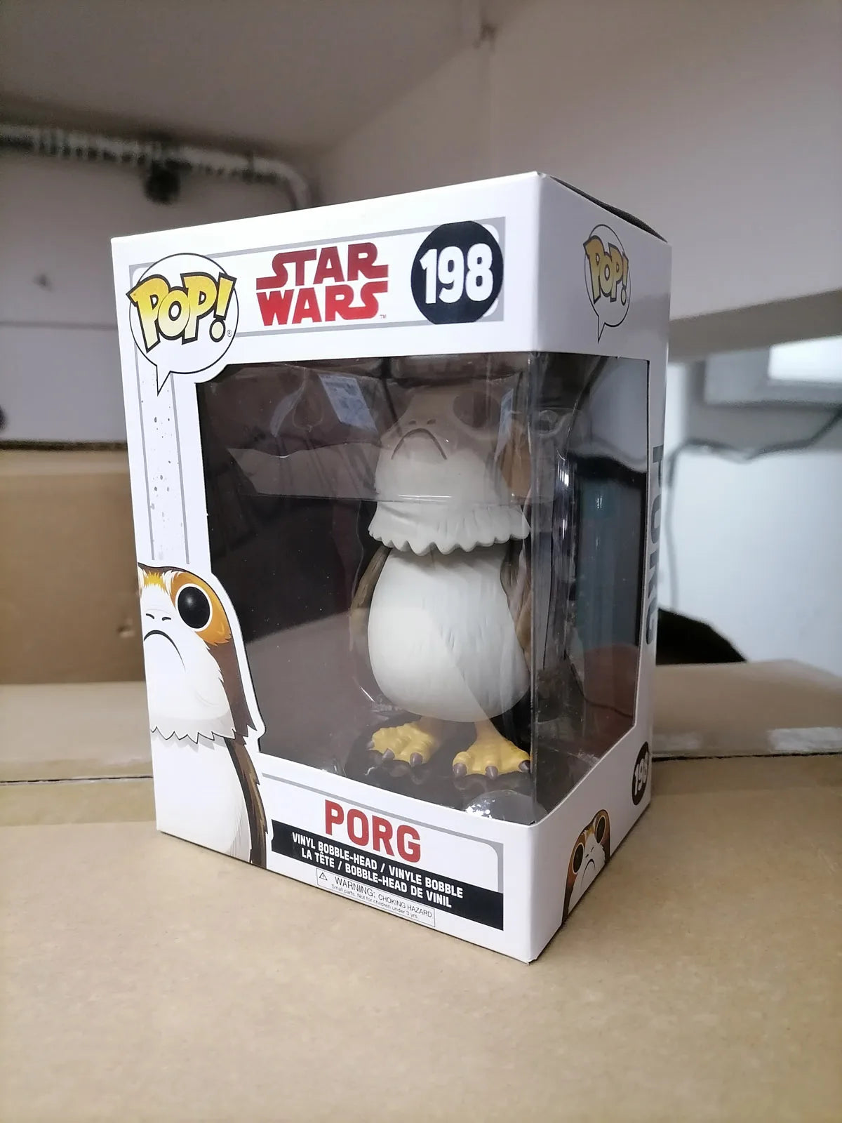 FUNKO Film Star Wars The Last Jedi Porg Vinyl Figurine Bobble-Head Action Figure Toy Collection Table Ornaments Fans Gifts