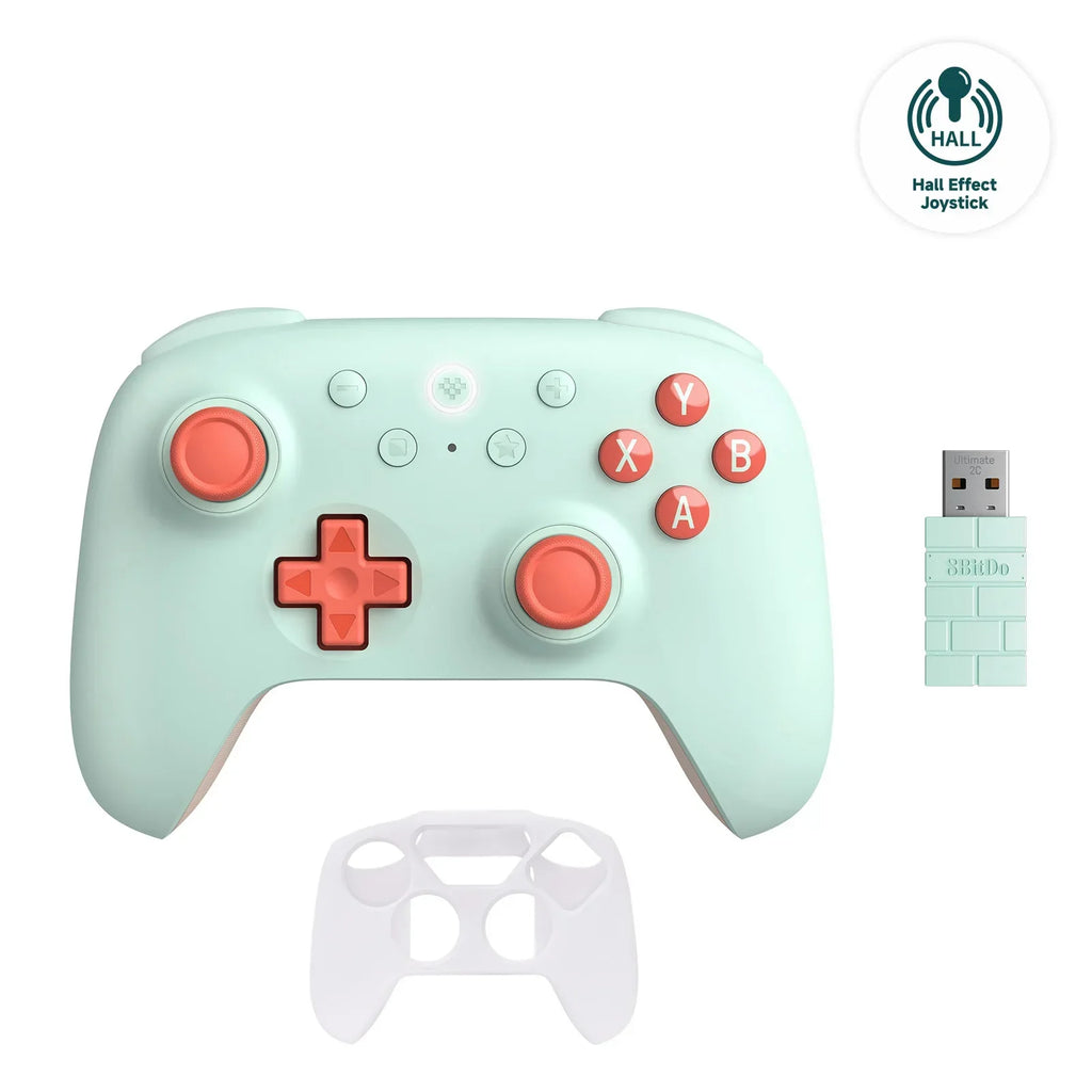 8BitDo Ultimate 2C Wireless Gaming Controller New Color Gamepad Joystick for PC Windows 10/11 Steam Deck Raspberry Pi Android