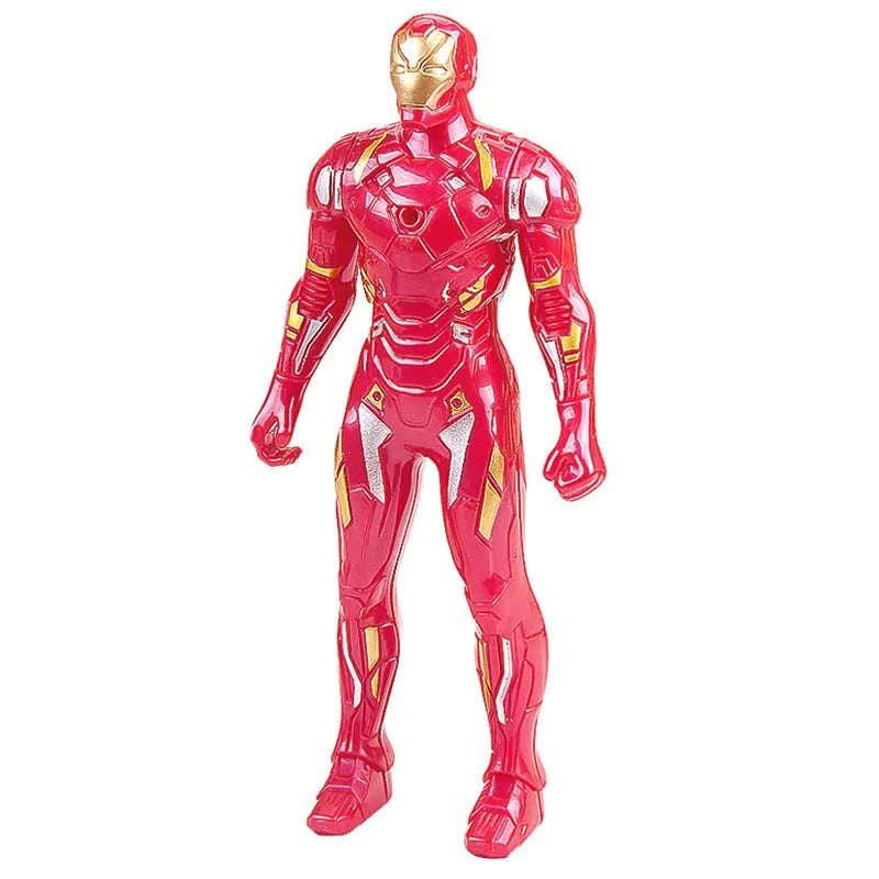 2024  Marvel Spiderman Hulk Ironman Anime Action Figure Toy Christmas Gift Pvc Movable Joints Luminous Doll Collection Model Toy