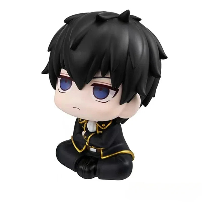 10cm Anime Cute Gintama Sakata Gintoki Action Figure Look Up Hijikata Toshiro Figure Q Version PVC Collection Birthday Toy Gifts