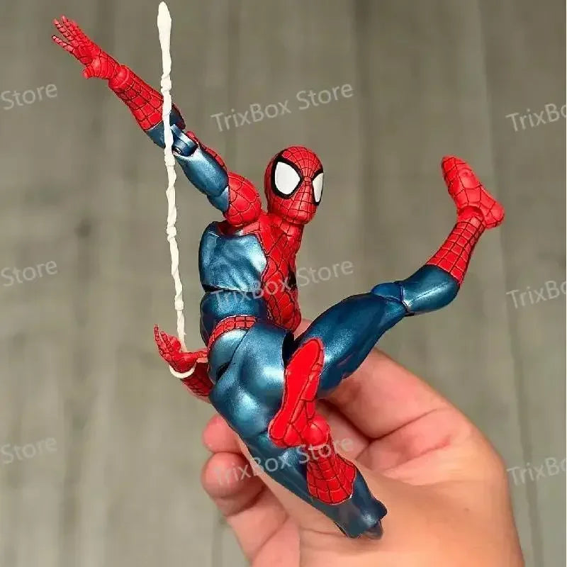 2026IN stock new CT toys 16CM Mafex 075 Spiderman Action Figure Spider Man Multiple Accessories Model Doll Toys Collection Gifts