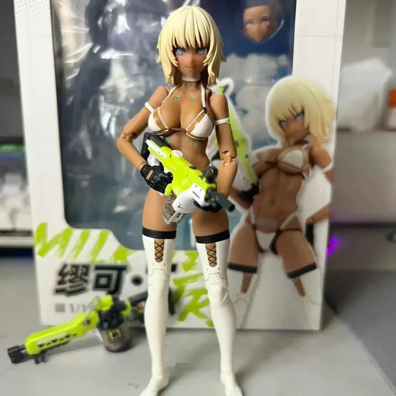Snail Shell Milk Tea Girl Health 1/12 Action Anime Figure Assembly Ornaments Boxed Model Doll Collection Toys In Stock Gifts Boy