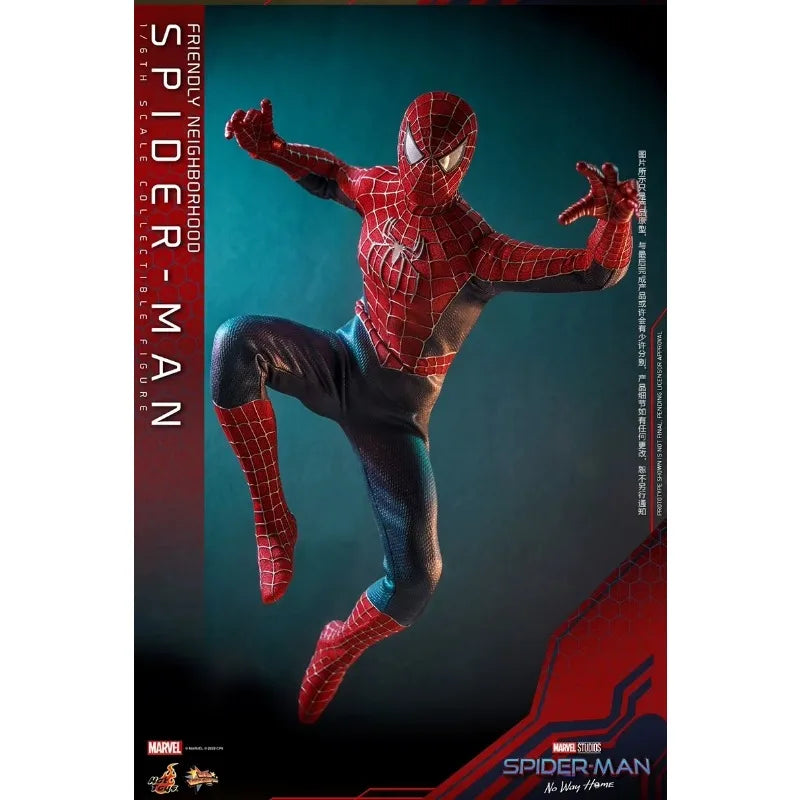 Original MARVEL SPIDER-MAN: NO WAY HOME FRIENDLY NEIGHBORHOOD SPIDER-MAN Anime Figure Model Toys Collection