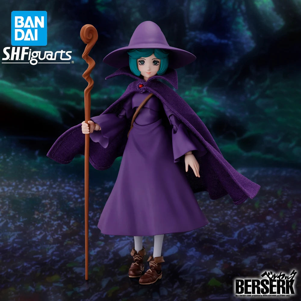 In Stock Original BANDAI SHFiguarts Berserk Schierke Figure Action Anime Genuine Model Boxed Toy