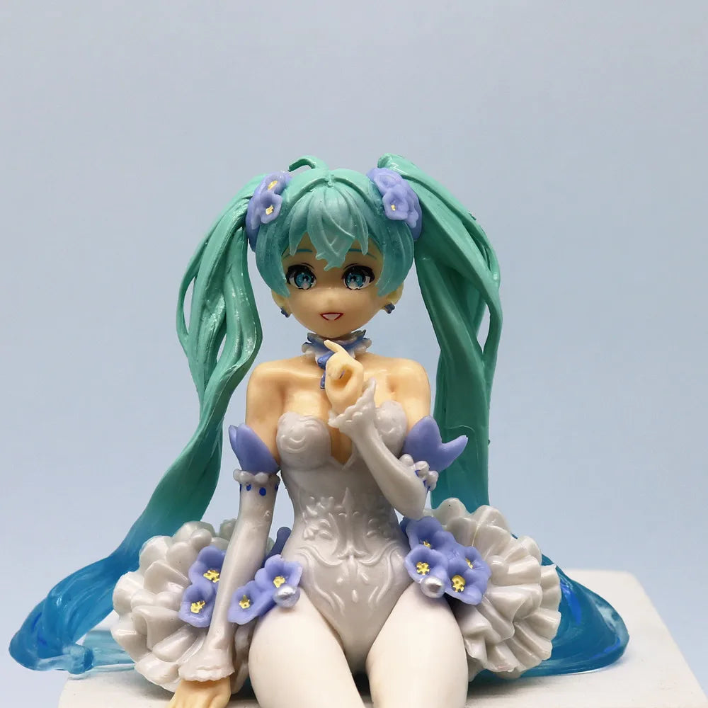 Hatsune Miku Action Figures series Kawaii Swimsuit Vocaloid PVC Collectible Model Toys Girl Gift