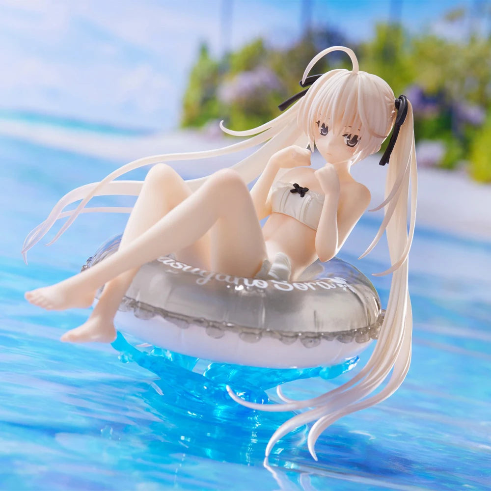 Anime Kasugano Sora Figure Swimsuit girl figurine Kasugano Sora Action Figure sitting pose model car Decor Ornamen Toys Gift
