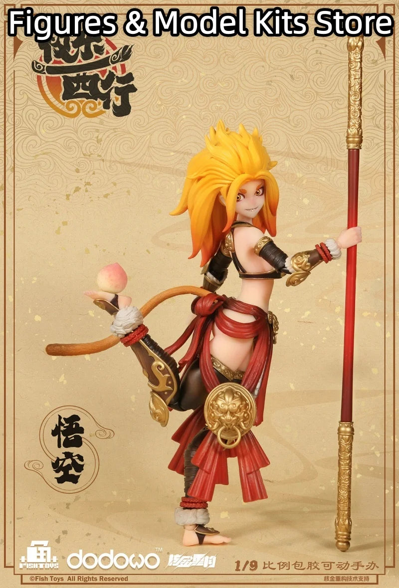 【Pre-Sale】 Dodowo X Fish Toys Journey to the West Wukong 1/9 Girl Action Model Collectible Figure Toys