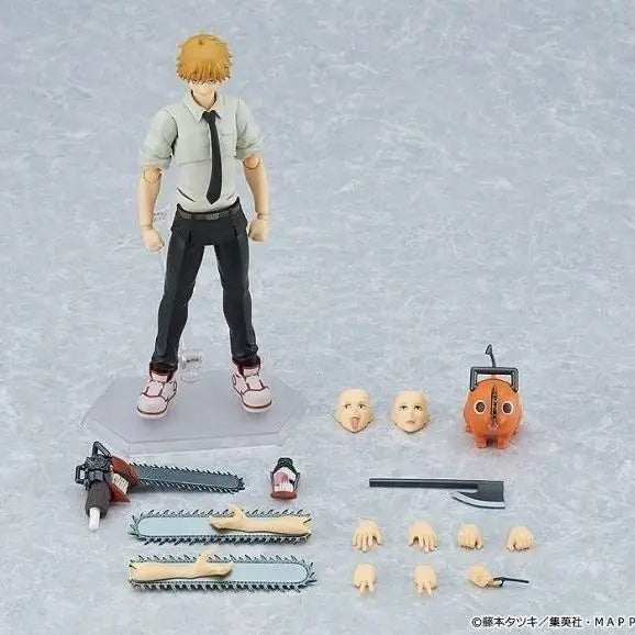 Action Figure Figma 586 Chainsaw Man Anime Figures Denji Action Figure Pochita Toys For Boys Gifts Collection Display