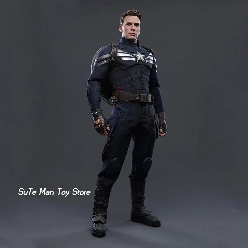 Original Hot Toys MMS783 Captain America 1/6 Scale Collectible Action Figure Stealth S.T.R.I.K.E. Suit 2.0 Ornament Toy Gift