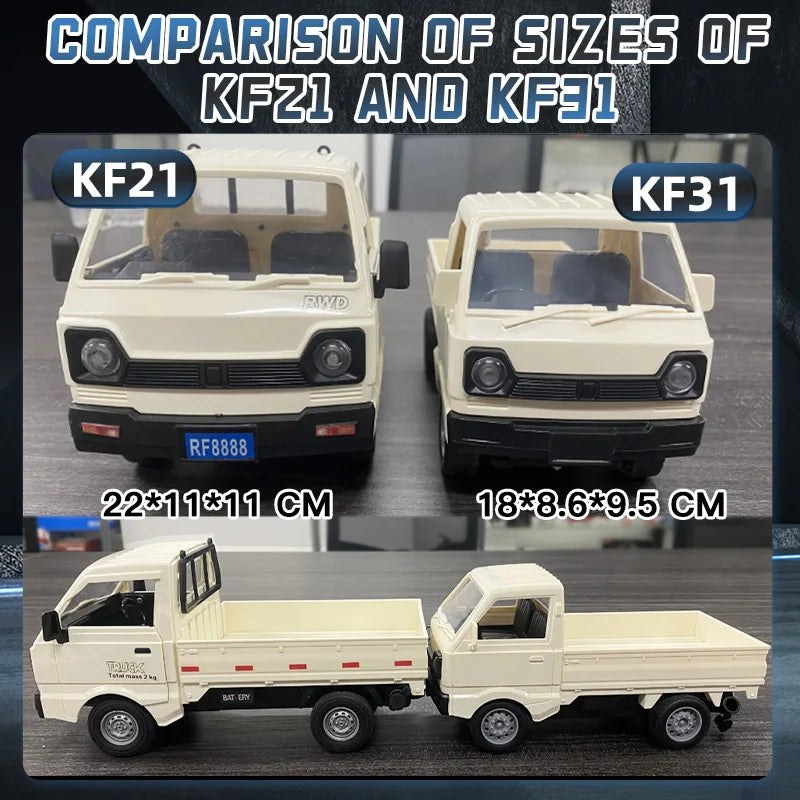 ZWN 1:16/1:18 RC CAR Simulation Drift Climbing Truck Led Light Small Cargo Remote Control Electric Toy Model for Kids Gifts