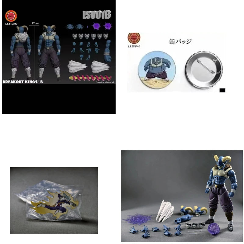 In Stock LS Studio Dragon Ball MORO Breakout Kings MORO Agent Killer Action Figures Figure Statue modle Collection Gift Toy
