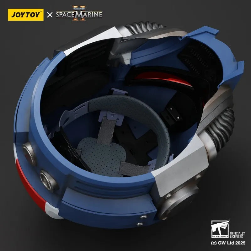 JOYTOY Warhammer 1:1 Wearable Ultramarines Lieutenant Titus MKX Helmet Action Figure Adjustable Inner Padding LED Light Model To