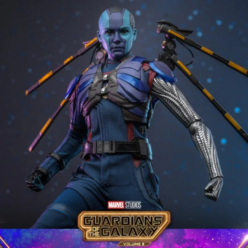 Hot Toys 1/6 Marvel Nebula Mms714 Mms714 Guardians Of The Galaxy Vol. 3 Nebula (2.0) Anime Figure Collection Model Christmas Toy