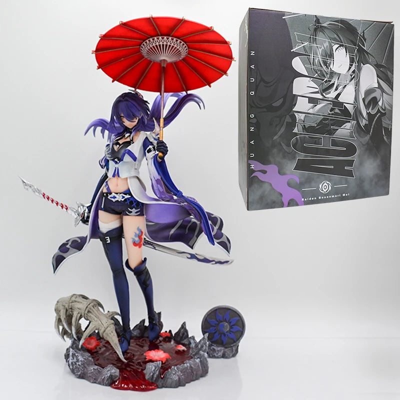25cm Honkai Impact 3rd Kiana Kaslana Anime Girl Figure Honkai Star Rail Acheron Action Figure Sexy Collectible Model Doll Toys