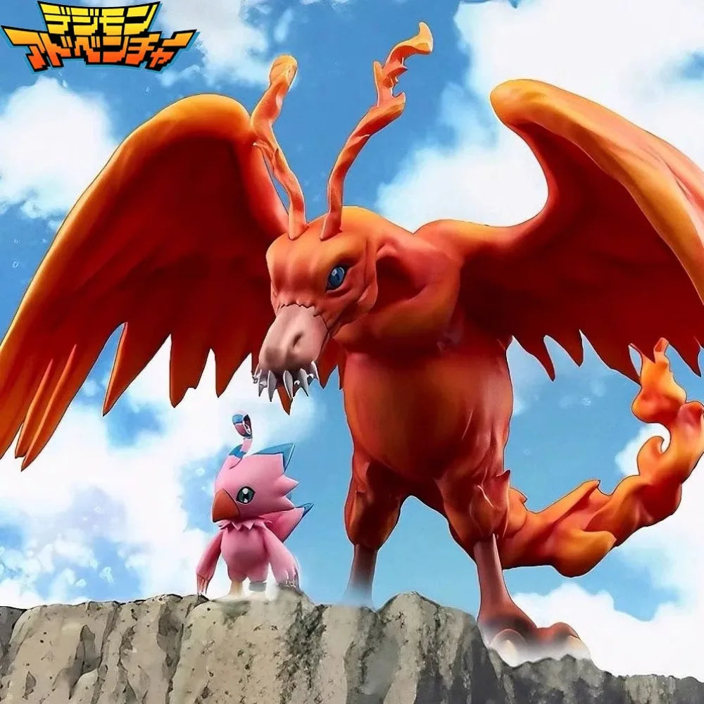 Anime Digimon Adventure Figure Birdramon And Piyomon Action Figure 4-15cm Pvc Statue Collection Model Toys Gifts