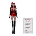 Phyllis Doll BJD 1/4 Special Resin Doll Red Festive Christmas Girl Model Doll Movable Joints Fullset Professional Dolls