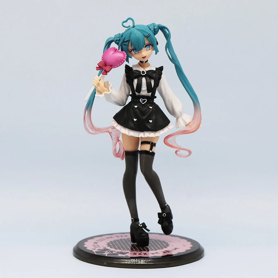 In stock 20cm  fashion hatsune miku country anime figure toys action statuette pvc model collection doll birthday present