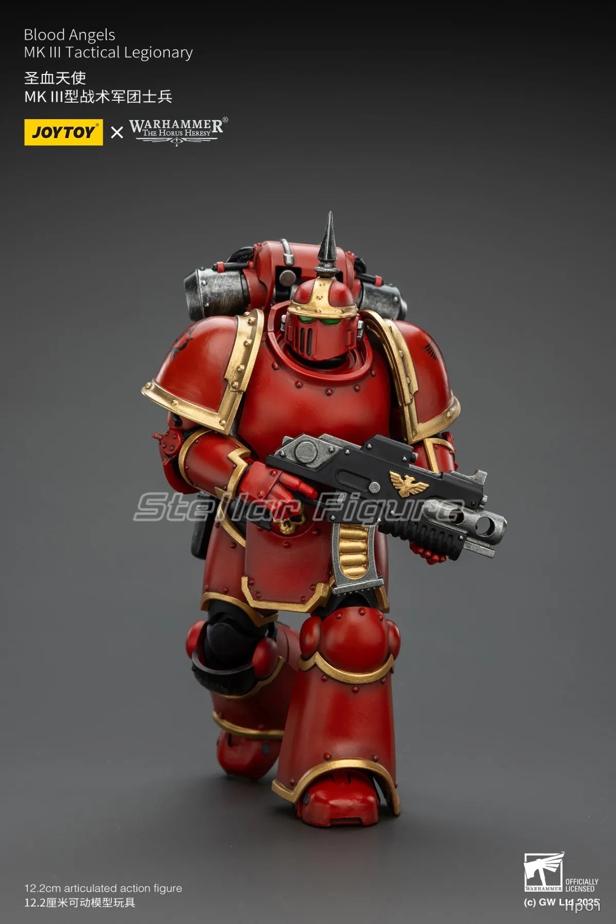 【SF】JOYTOY Warhammer 40K 1/18 Action Figure Blood Angels MK Ill Tactical Legionary Model Toys Gifts Collection Ornaments