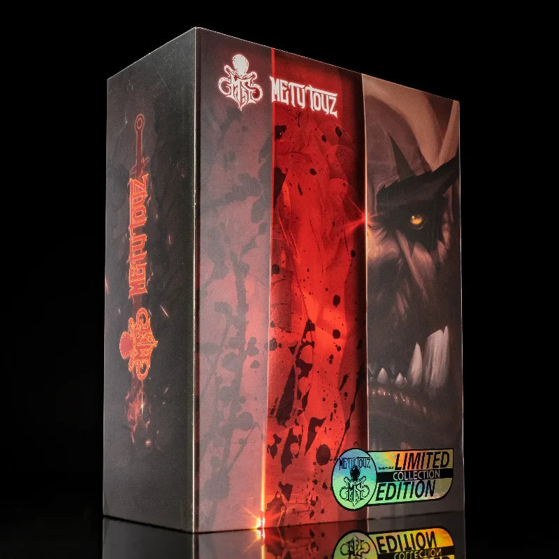 Spot Goods Metytoyz 2024 Burningblade Clan Theblademaster Red Version 8" Scale 20cm Action Figure Samuro Collectible Model Gift