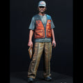 1/24 Delivery driver "Hank", Resin Model figure soldier, Military themes, Unassembled and unpainted kit