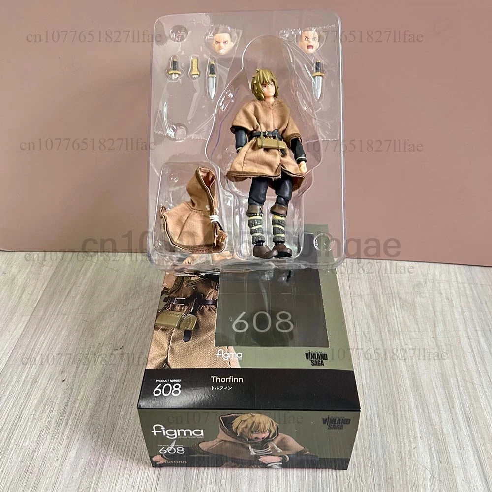 Figma 608 Thorfinn 14CM Vinland Saga Action Figure Model Toys Joint Movable Doll Birthday Present For Friends Room Ornament