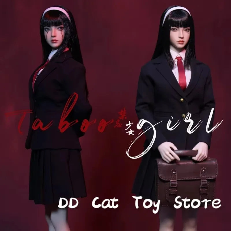 In Stock JKTOYS K-005 1/6 Taboo Girl Tomoe Cosplay Version 12inch Scale Women Soldier Action Figure Collectible Model Toys Gift