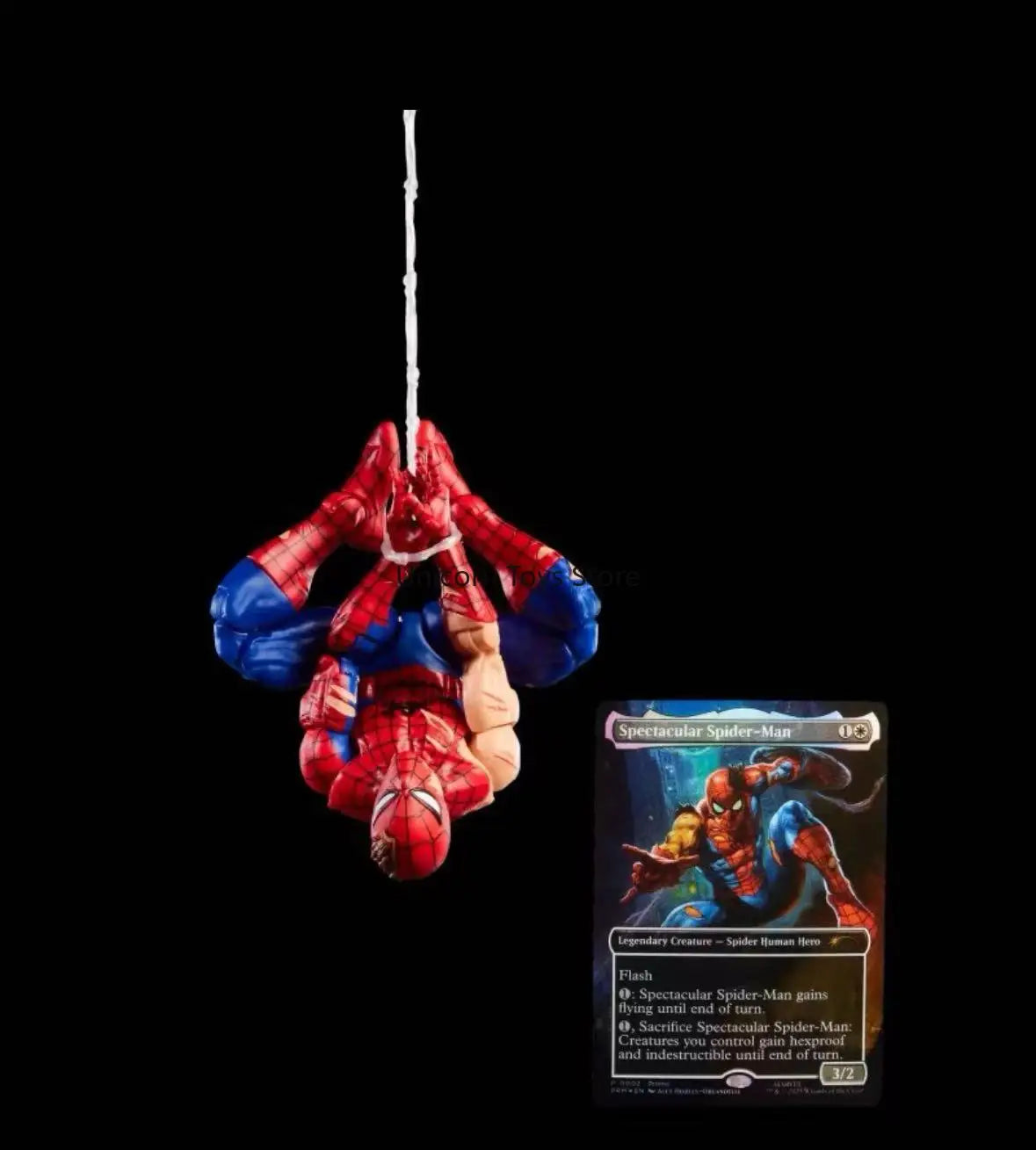 In Stock Hasbro Magic Co-branded Spider-Man Battle Damage To Peter Parker Joints Can Move