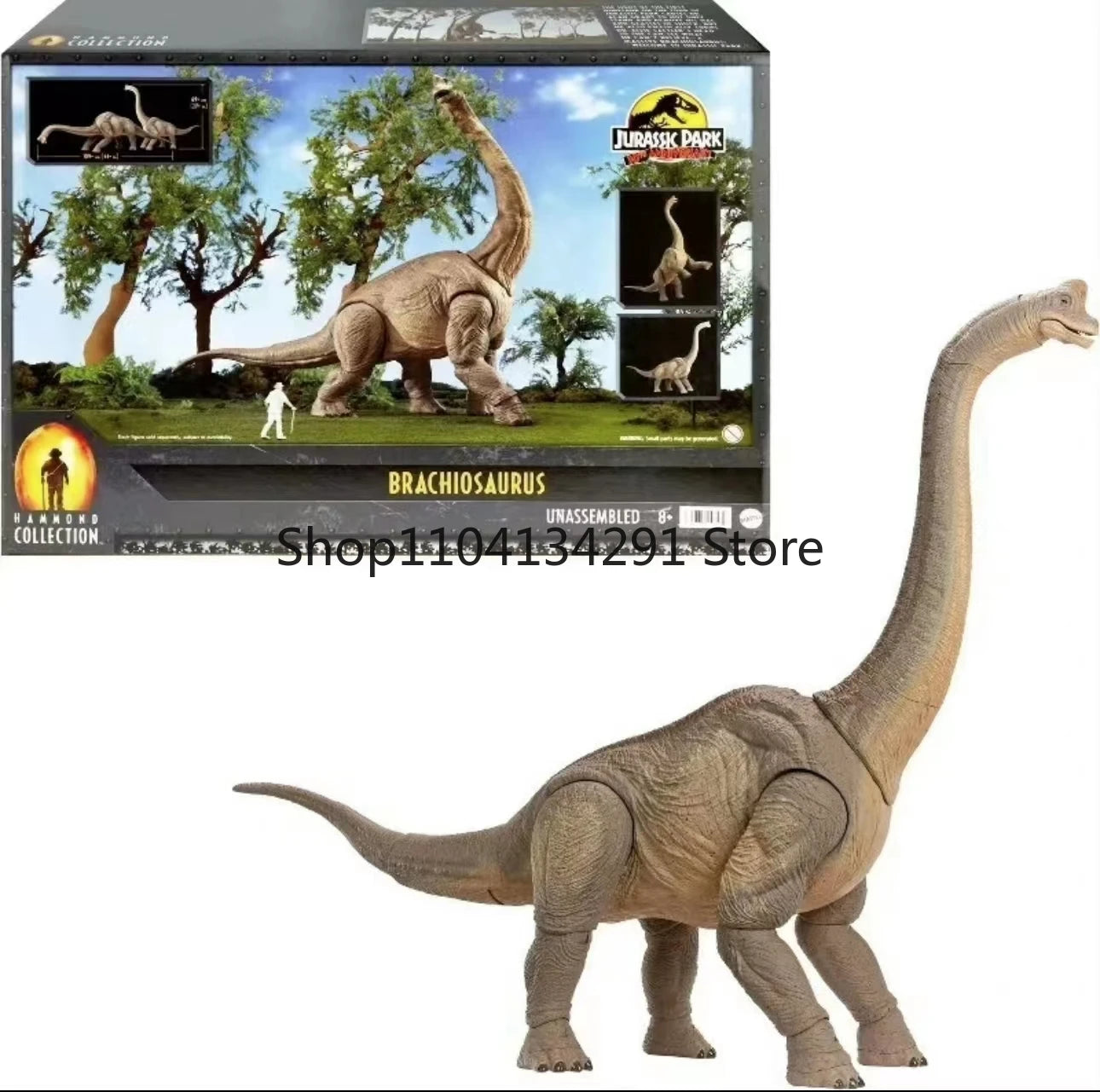 Original Jurassic World Hammond Collection Action Figure Trex Baryonyx Velociraptor Jurassic Park Model Dinosaur Childrens Toys