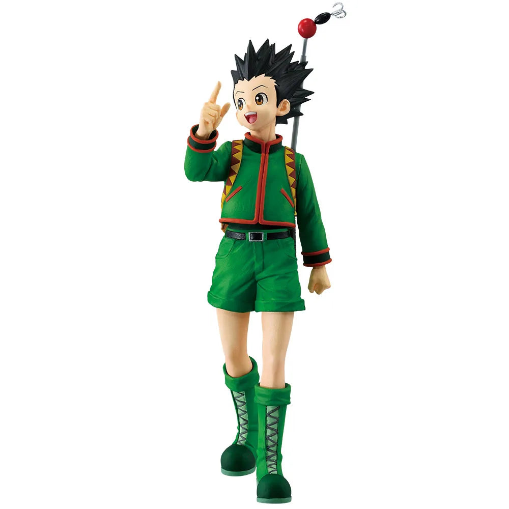 In Stock Original Bandai hunter hunter Ichiban KUJI GON FREECSS Killua Biscuit Hisoka Anime Figure Collectible Model Toys Gifts