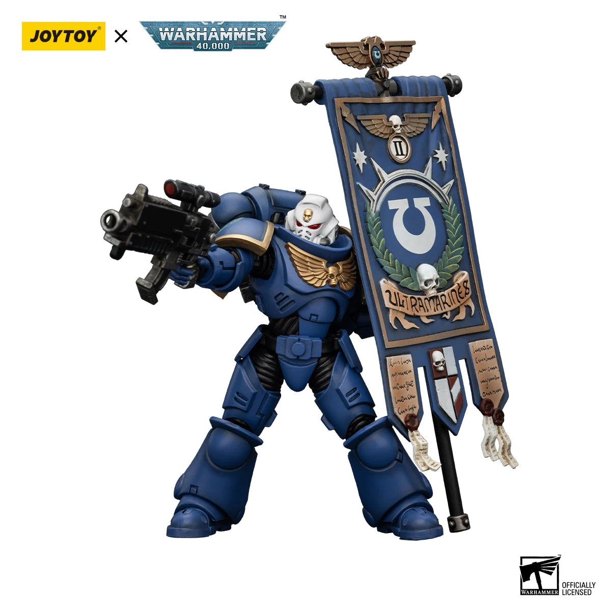 [IN STOCK] JOYTOY Warhammer 40K 1/18 Action Figure Ultramarines Primaris Lieutenant Argaranthe Anime figures Toys Model