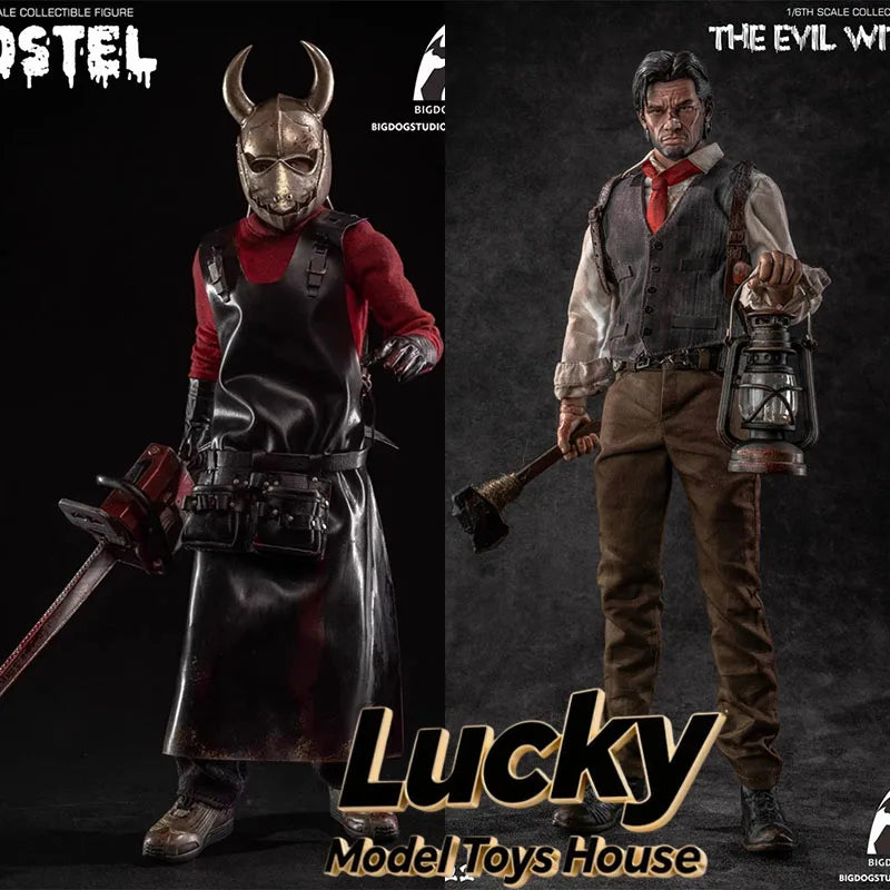 BIGDOG STUDIO SC022 1/6 Scale The Evil Within Man Cloth Action Figure SC013 Hostel 12" Full Set Soldier Model Toys Collection