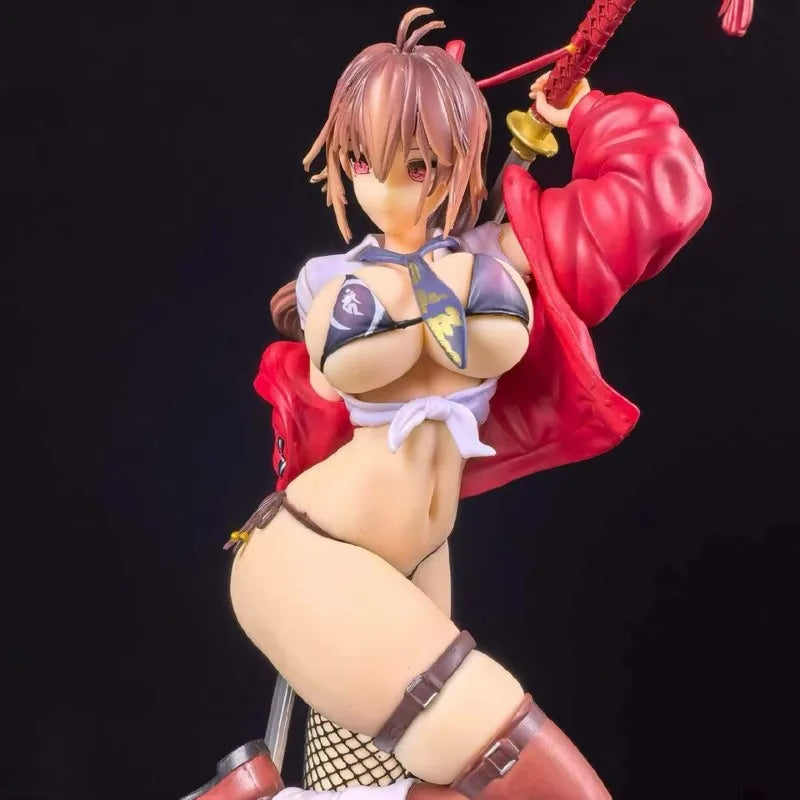 Charm 1/6 Mataro Anime Figure Kagenui Mai Secret Dual Sword Style Beautiful Girl Collectible Statue Desktop Decor For Anime Fans