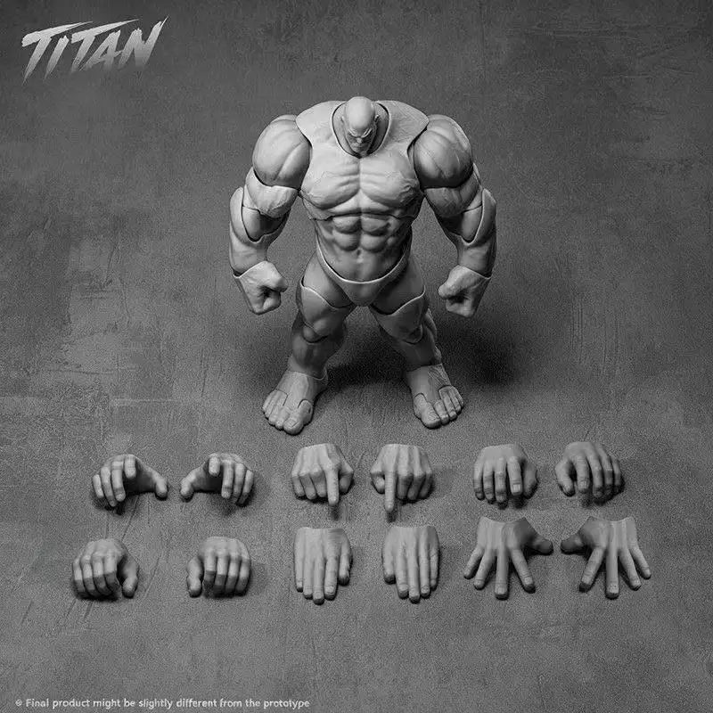 Wind Toys Titan Action Figure 1/12 Super Movable Muscle Body Anime Figures Collectible Model Statue Desktop Ornaments Toys Gifts