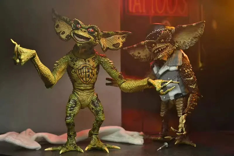Gremlins 2 Figure NECA 30636 Action Figuras Movie Tattoo Gremlins Figurine Toys Collection Model Doll Original Gift for Children