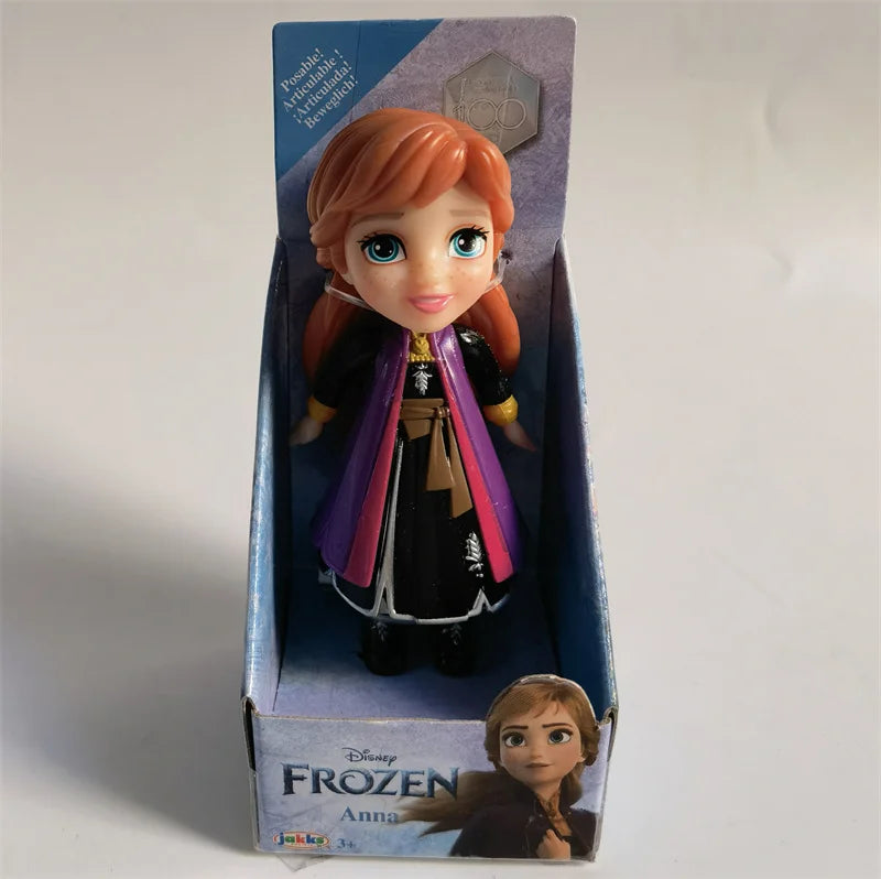 New Hot Disney Princess Miniature Doll Model Rapunzel Ariel Snow White Poseable Cute Anime Action Figure Model Frozen Gift Toy