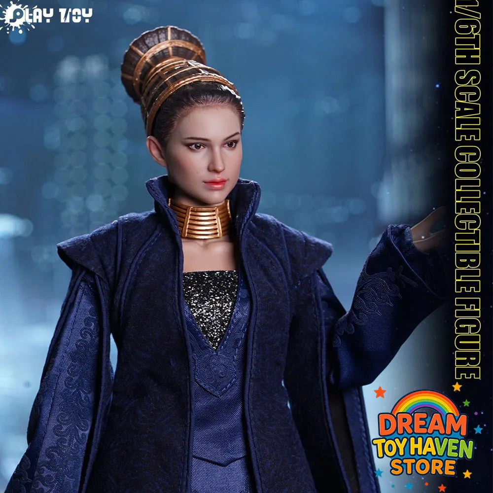 PLAY TOY P022 1/6 Scale Female Galactic Senator Padmé Noble Queen 12Inch Action Figure Collectible Model