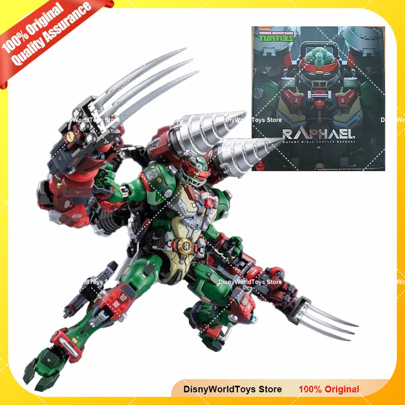 100% Original Heat Boys Teenage Mutant Ninja Turtles HB0013 Raphael Figure With Bonus Genuine In Stock Figure Model Toys