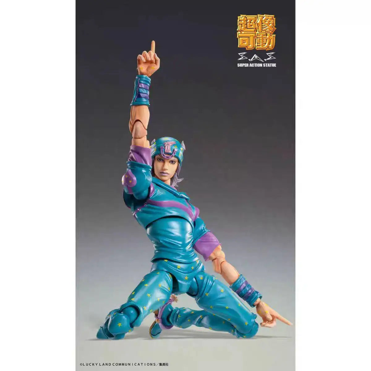 Medicos JoJo's Bizarre Adventure Johnny Joestar Action Figure Anime Model Trendy Toys Desktop Doll Collectibles