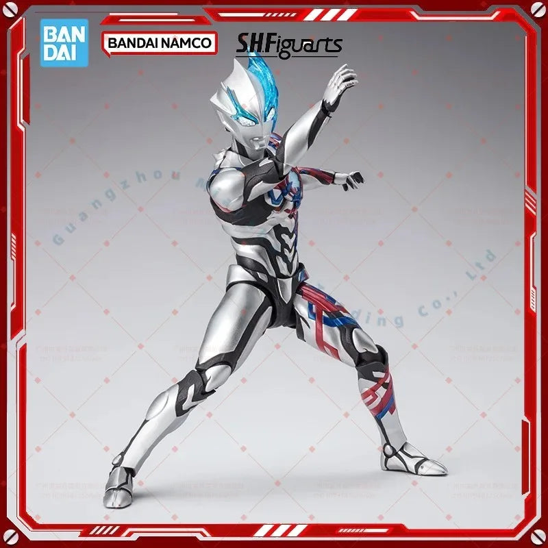Bandai Original Package In shock SHF Ultraman BLAZAR EARTH GARON Figure Finished Model KIT Anime full Action Toy Gift for kids