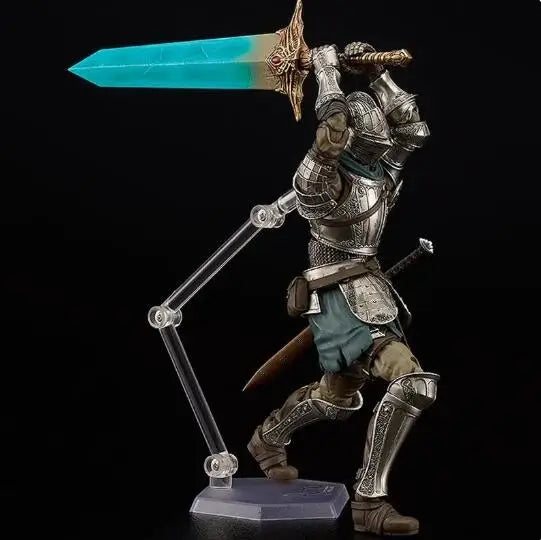 Anime Dark Souls Figure Figma 590 Demon'S Souls Fluted Armor Action Figure Model Statue Knight Armor Toys Birthday Gift